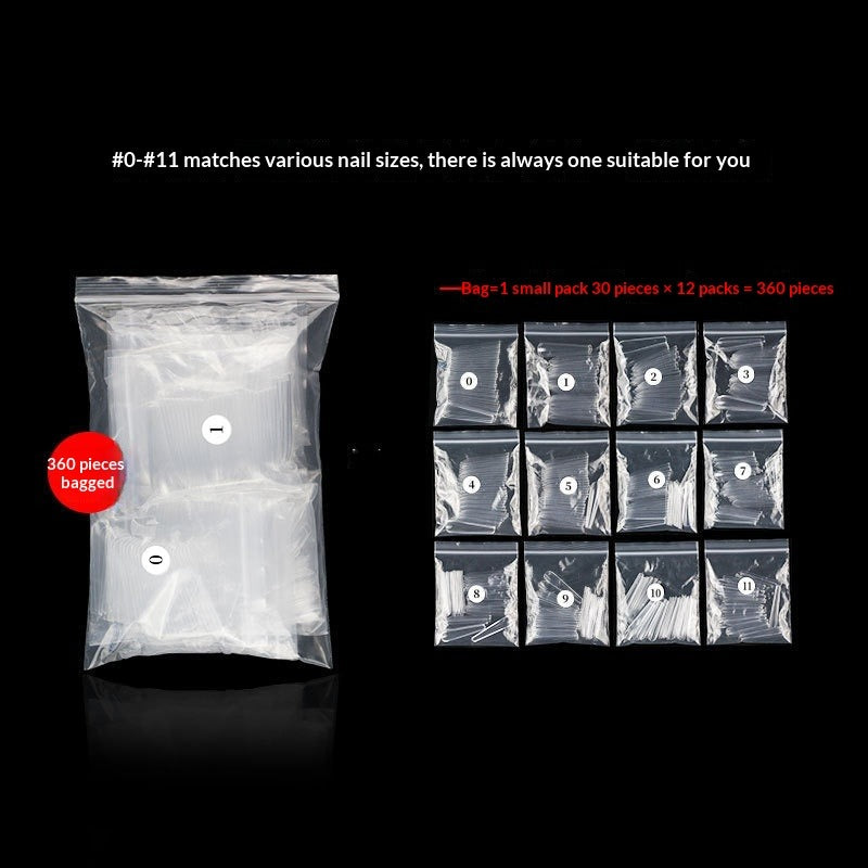 Drama Collection: "Full-Cover C-Arc Ballet" – Full-Cover C-Arc Ballet Nail Tips