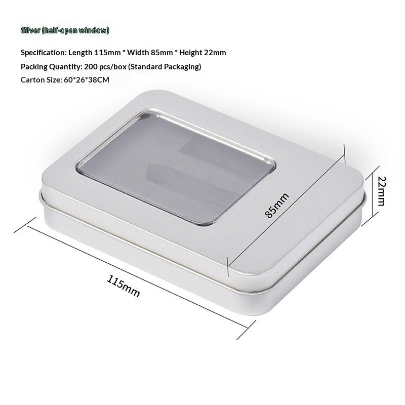 Custom Metal Press On Nail Storage Tin (MOQ=10)