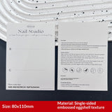Art Texture Display Cards for Press On Nail Sets (MOQ=50)