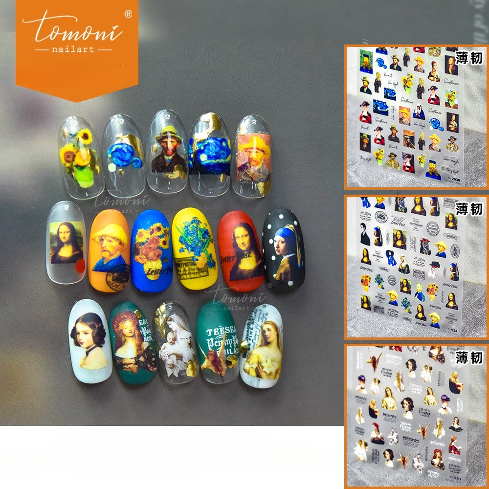 Renaissance Portraits – Vintage Art Nail Art Set