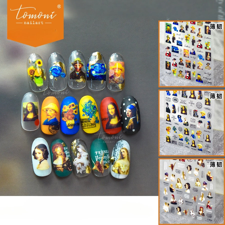 Renaissance Portraits – Vintage Art Nail Art Set