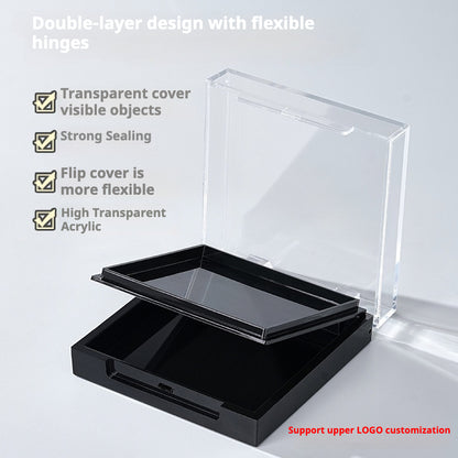 Double-layer press on nails storage box wholesale