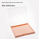 Clear Square Press On Nail Storage Display Box