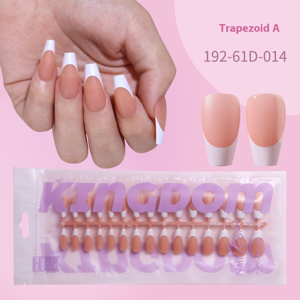 Nail Tips French prefabricated nail pads, whole bags, new non-marking removable fake nail patches, French press on nails