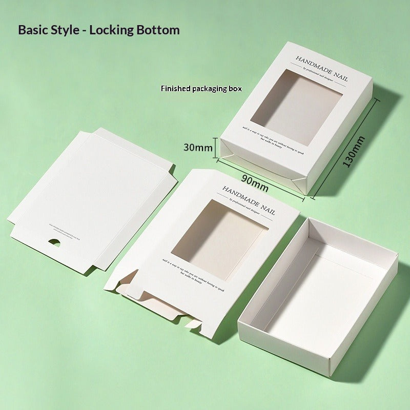 Window Packaging Box for Press On Nails
