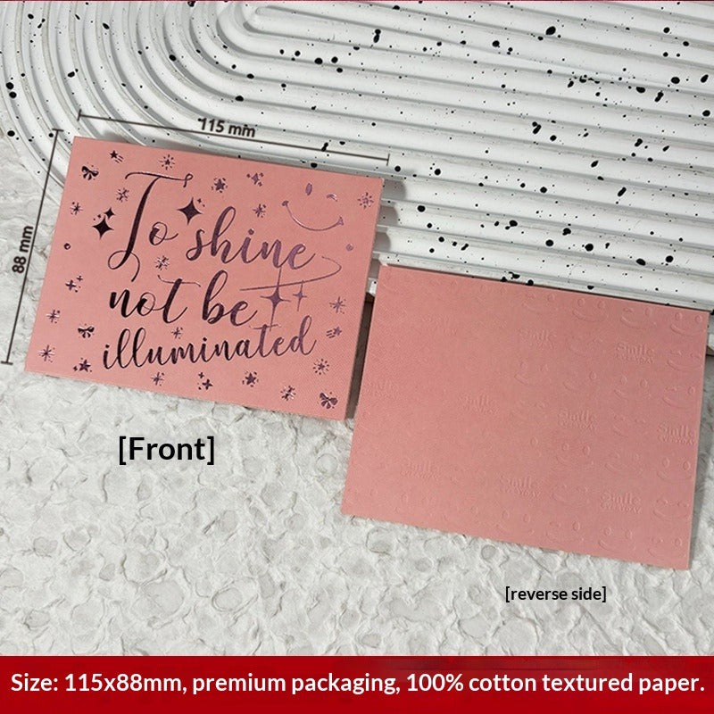 Horizontal Textured Press On Nail Display Cards (MOQ=50)