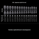 Nail Tips Transparent nail piece wholesale 30 pieces, full number, light and thin, full sticker, trapezoidal non-marking, wear-free patch, frosted nail piece