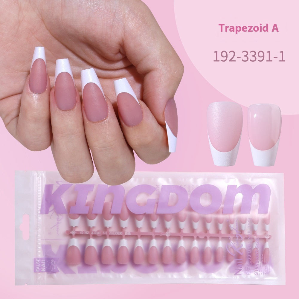 Nail Tips French prefabricated nail pads, whole bags, new non-marking removable fake nail patches, French press on nails
