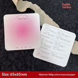 Square Minimal Display Cards for Handmade Press On Nails (MOQ=50)