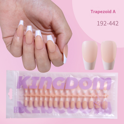 Nail Tips French prefabricated nail pads, whole bags, new non-marking removable fake nail patches, French press on nails