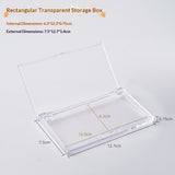 Clear Rectangular Press On Nail Display Case