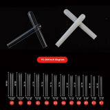 Nail Tips hot-selling ultra-rectangular nail pads,  new 120-piece square head full sticker fake nail lengthened nail pads