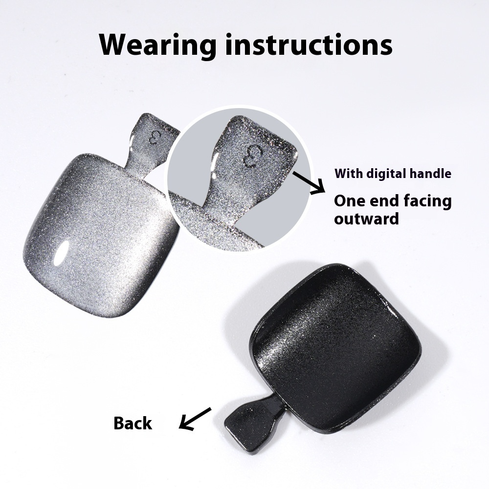 Nail Tips Press-on toenails Advanced Cat Eye Flash 120 pieces Removable Prefabricated Nail Art Patch Patch Fake Nail