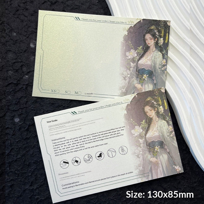 橫向紋理穿戴甲展示卡 (MOQ=50)
