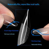 365nails Cross-Border Half-Matte Nail Tips | 2 Specifications, Factory Direct with Small MOQ