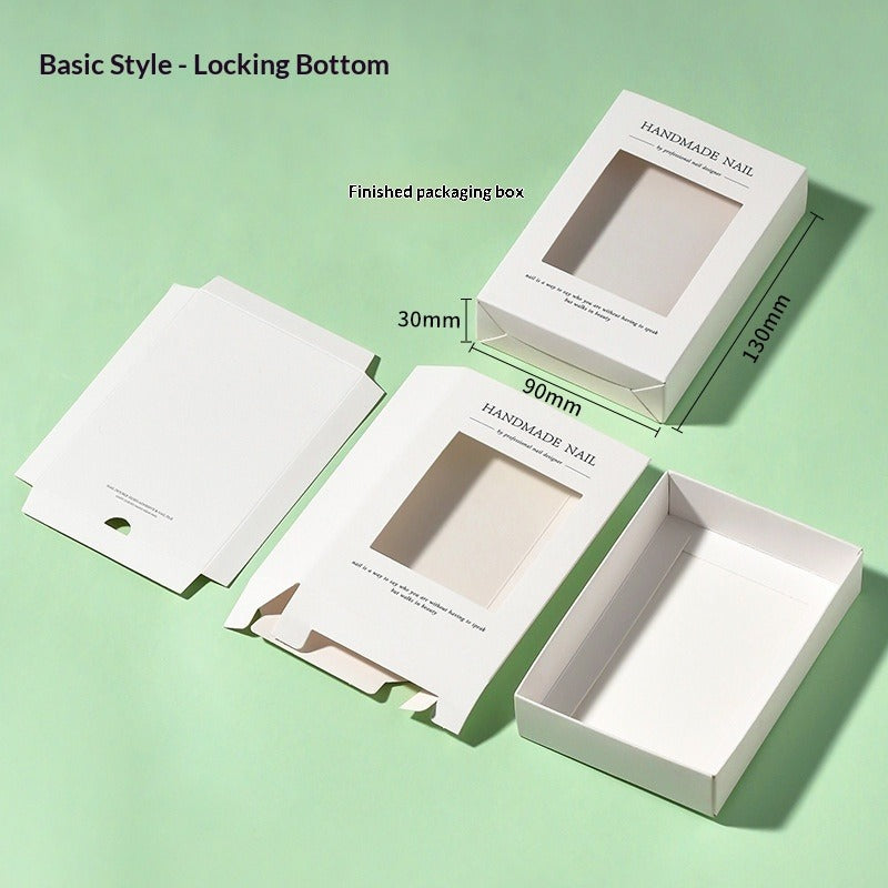 Window Packaging Box for Press On Nails