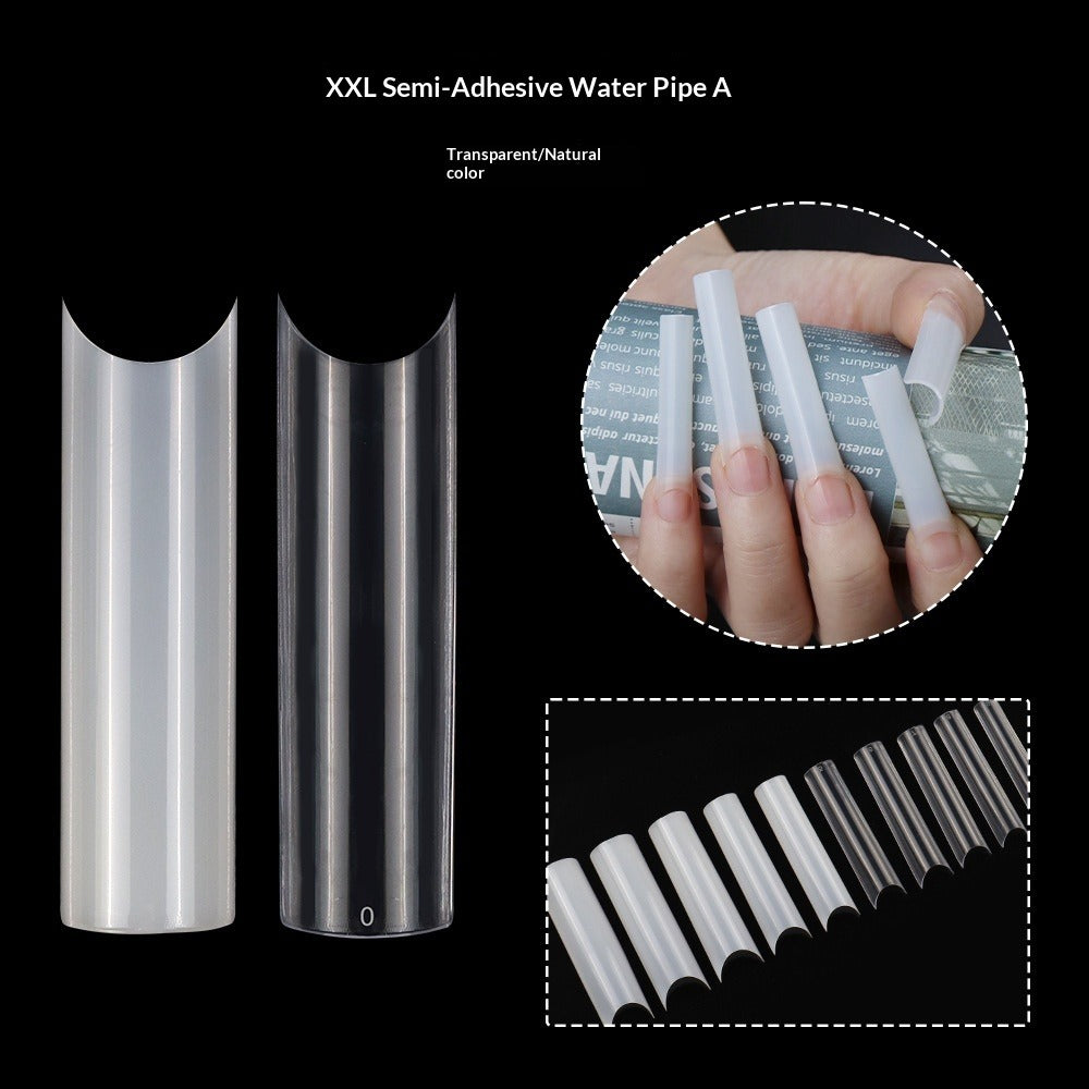 Drama Collection: "XXL Half-Cover Tube" – XXL Half-Cover Tube Nail Tips