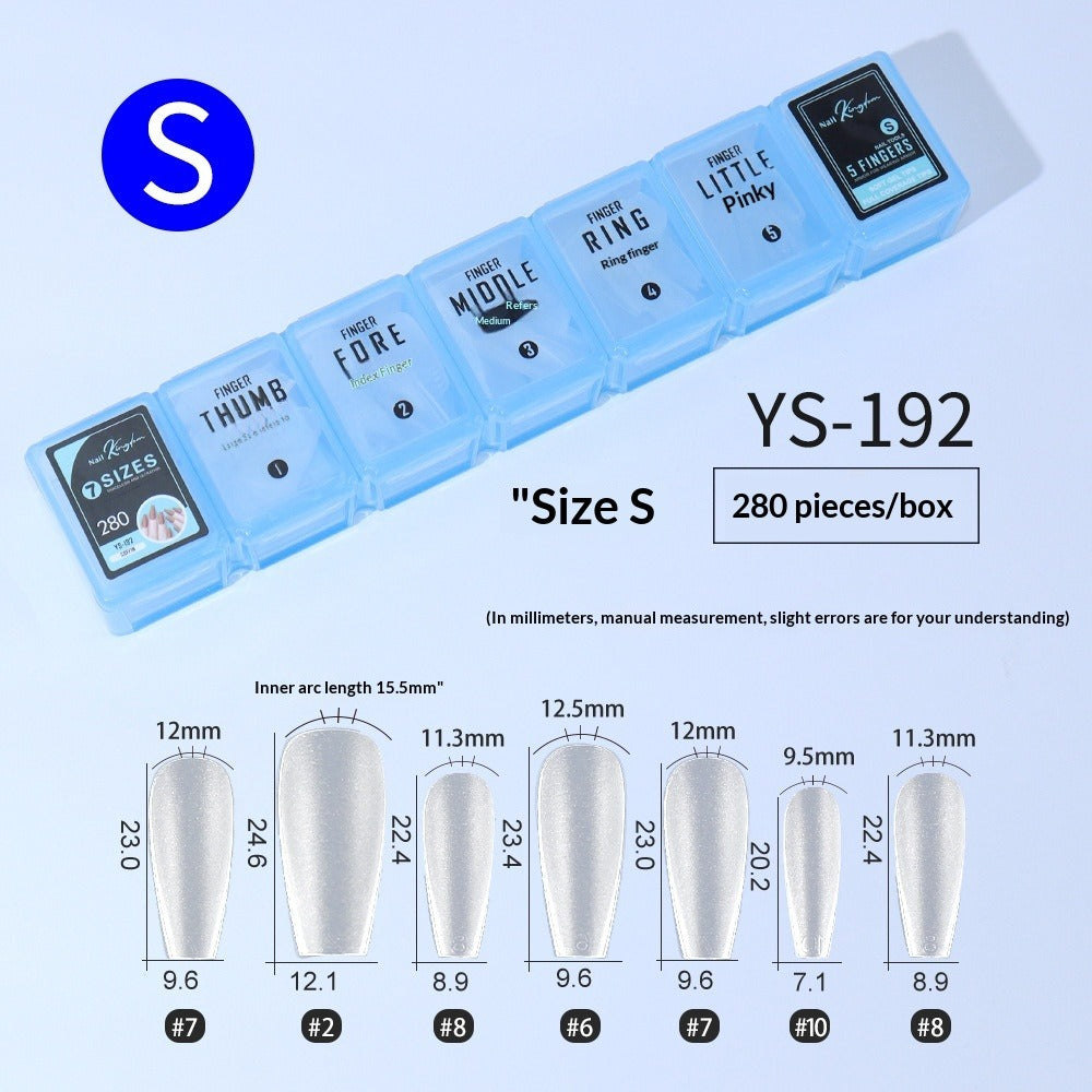 365nails: "Finger-Specific Nail Tips" – Pre-Sized Clear Nail Extensions