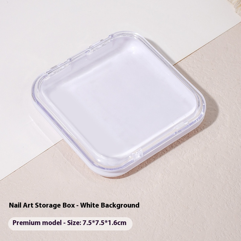 Acrylic press on nails storage box wholesale