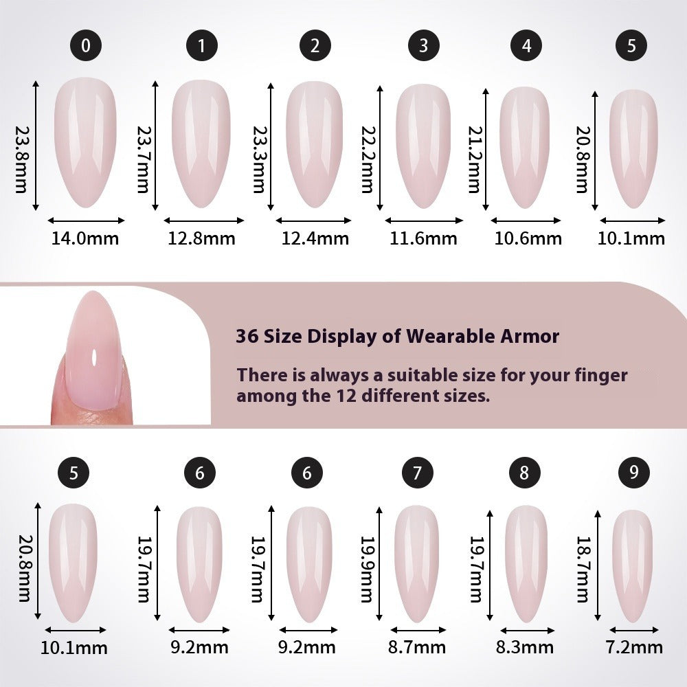 Nail Tips press on nails solid color 12 palace grid fuel injection simple high sense removable prefabricated nail art piece fake nail wholesale