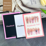 Galaxy Black Display Cards for Press On Nail Collections (MOQ=50)