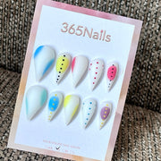 Sorbet Signals - Pastel Airbrush Press-On Nails