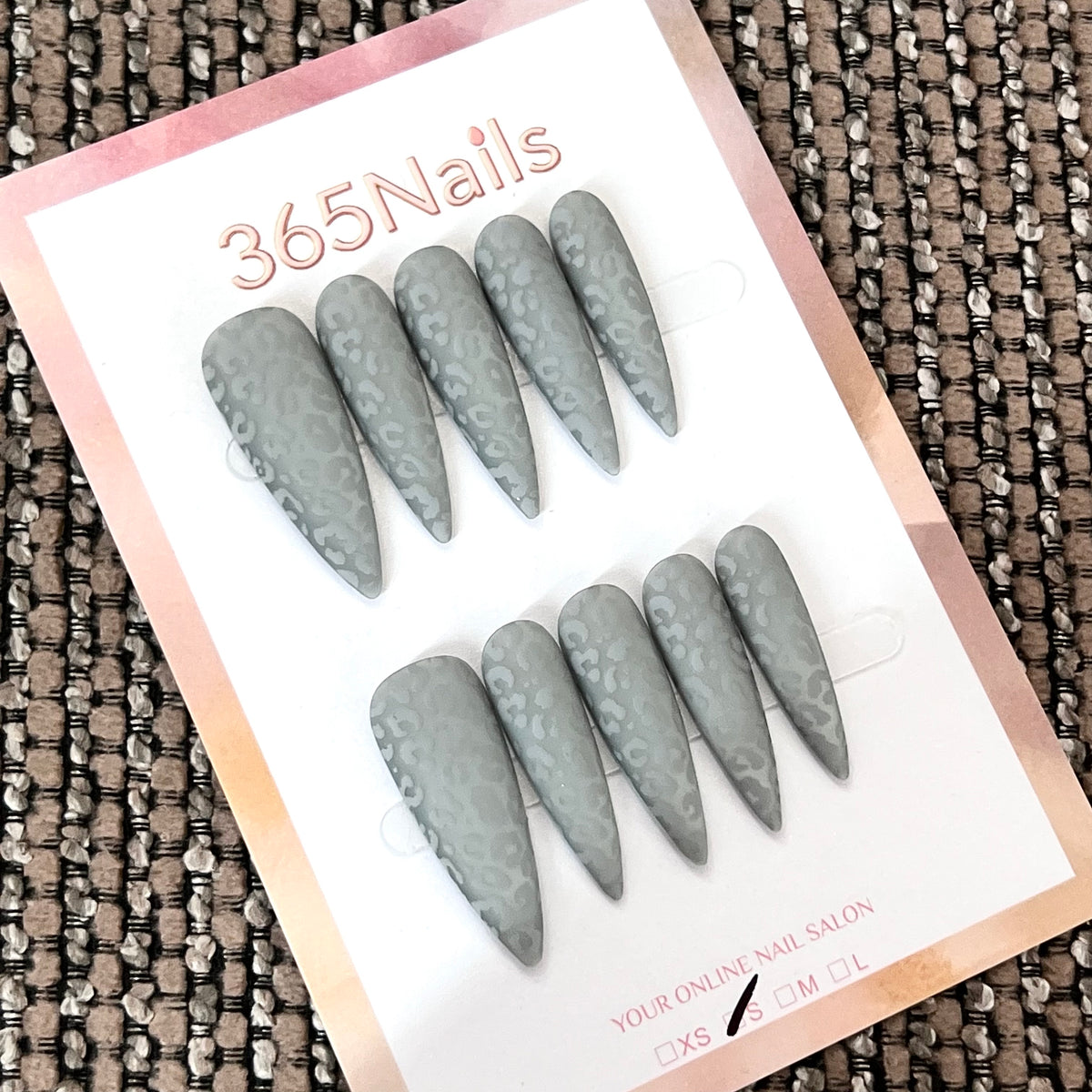Sage Sparkle - Green Glitter Press-On Nails