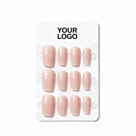 Custom Mounting Cards for Press‑On Nails (Private Label, MOQ 1,000)