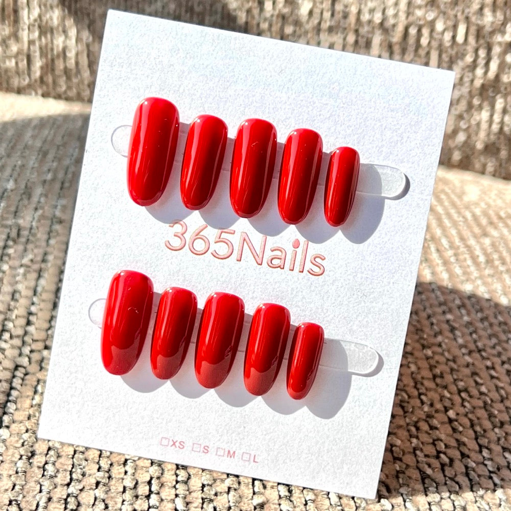 "20 Colors Mega Palette" - Premium Solid Handmade Nails (8 Shapes Available)
