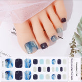 Semi-Cured Gel Nail Strips Toe Nails Four-Point Star Glossy Set (MOQ=3)