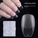 365nails Half-Matte Seamless Nail Tips | Multi-Shape Nail Extension Set (YS-101 to YS-402)