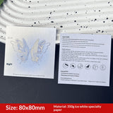 Premium Nail Display Cards with Artistic Gradient Background (MOQ=50)