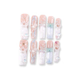 365Nails Pastel Bow Long Coffin Press On Nails with Pearls and 3D CharmsSold in packs of 5. Minimum order: 1 pack (5 pcs). Quantity = number of packs. Qty 1 = 5 pcs