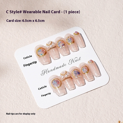 Acrylic press on nails storage box wholesale