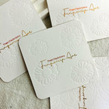 Embossed Cotton Paper Display Cards for Press On Nails (MOQ=50)
