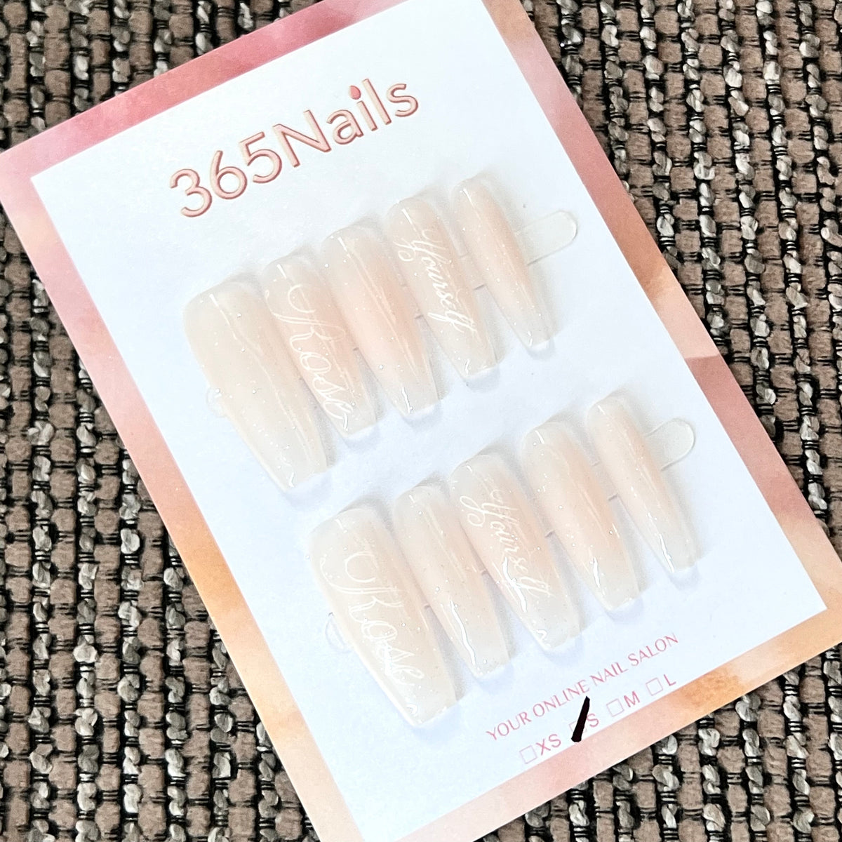 Ivory Veil - Pearl White Minimal Press-On Nails