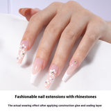 Hand-worn nail Premium  French ladder Sweet removable patch False nail Long prefabricated manicure