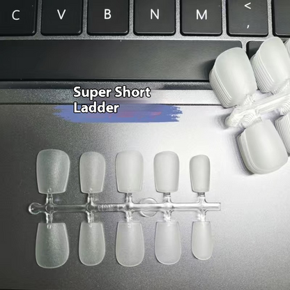 Puntas de uñas que se presionan sobre las almohadillas para uñas, sin tallado ni pulido, parches de uñas postizas ultrafinos y sin costuras, bolsas al por mayor de 300 piezas ｜ 365nails