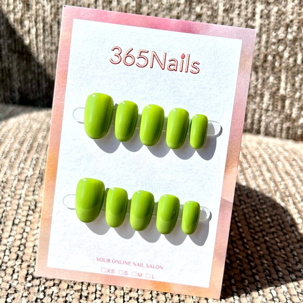 "20 Colors Mega Palette" - Premium Solid Handmade Nails (8 Shapes Available)