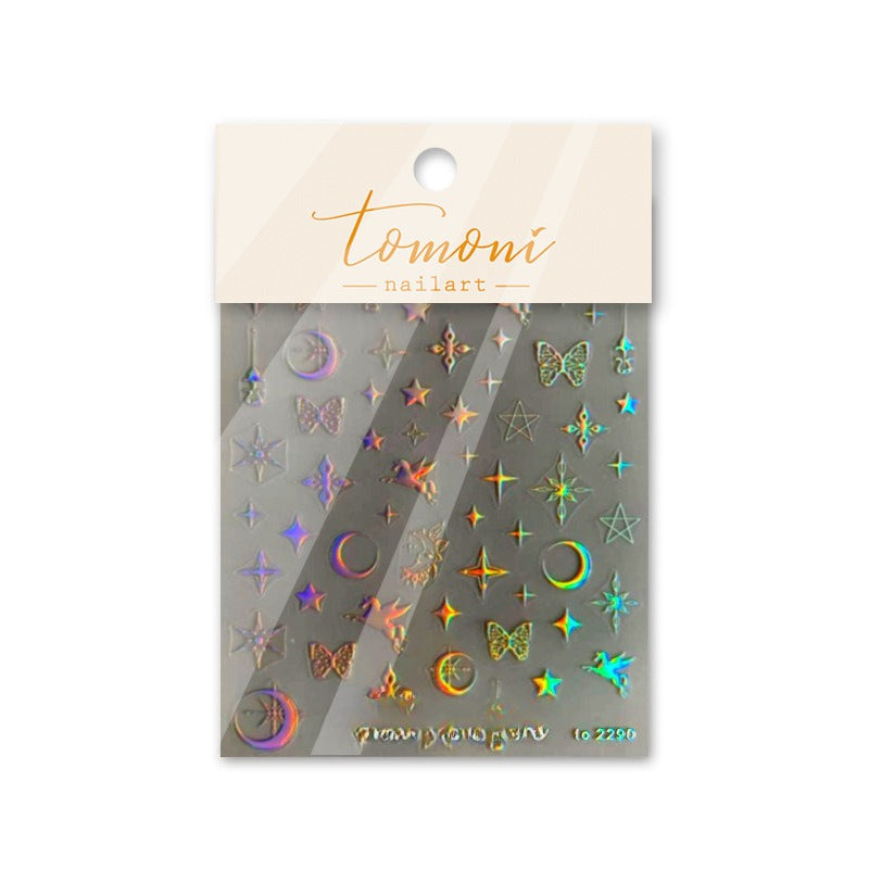 Holographic Celestial – Iridescent Nail Art Set