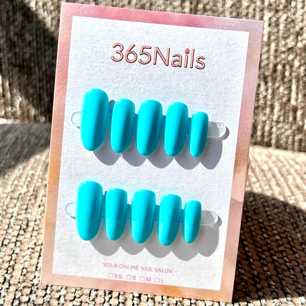 20 Colors Mega Palette - Premium Solid Handmade Nails (8 Shapes Available)