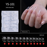 365nails: "Matte Seamless Nail Tips" – Multi-Shape Nail Extensions (YS-101 to YS-176)