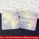 Gradient Pearl Butterfly Press On Nail Display Cards (MOQ=50)