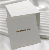 Private Label Packaging Customization for Press-On Nails | Sticker + In-Stock Plastic Box | Paper Box Color/Logo Custom