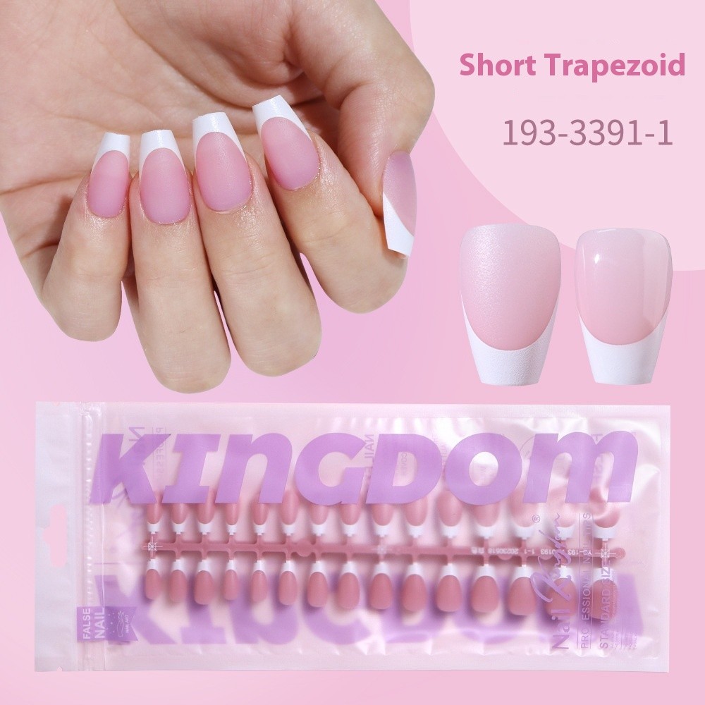 Nail Tips French prefabricated nail pads, whole bags, new non-marking removable fake nail patches, French press on nails