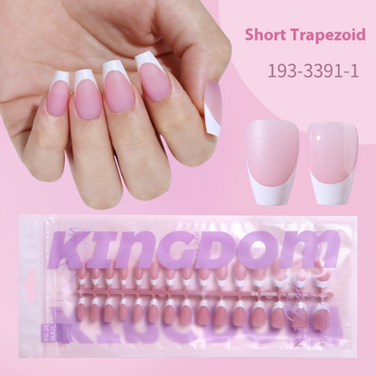 Nail Tips French prefabricated nail pads, whole bags, new non-marking removable fake nail patches, French press on nails
