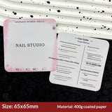 Square Minimal Display Cards for Handmade Press On Nails (MOQ=50)