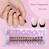 Nail Tips French prefabricated nail pads, whole bags, new non-marking removable fake nail patches, French press on nails