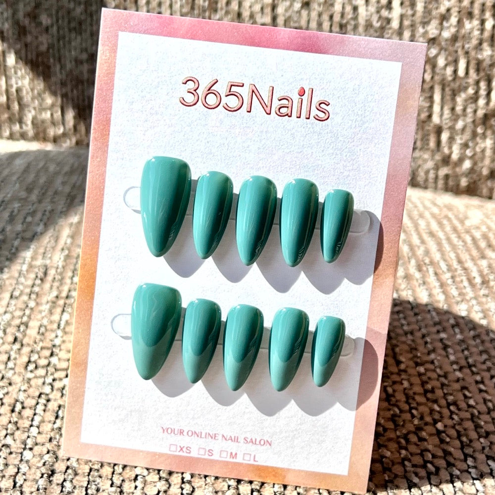 "20 Colors Mega Palette" - Premium Solid Handmade Nails (8 Shapes Available)