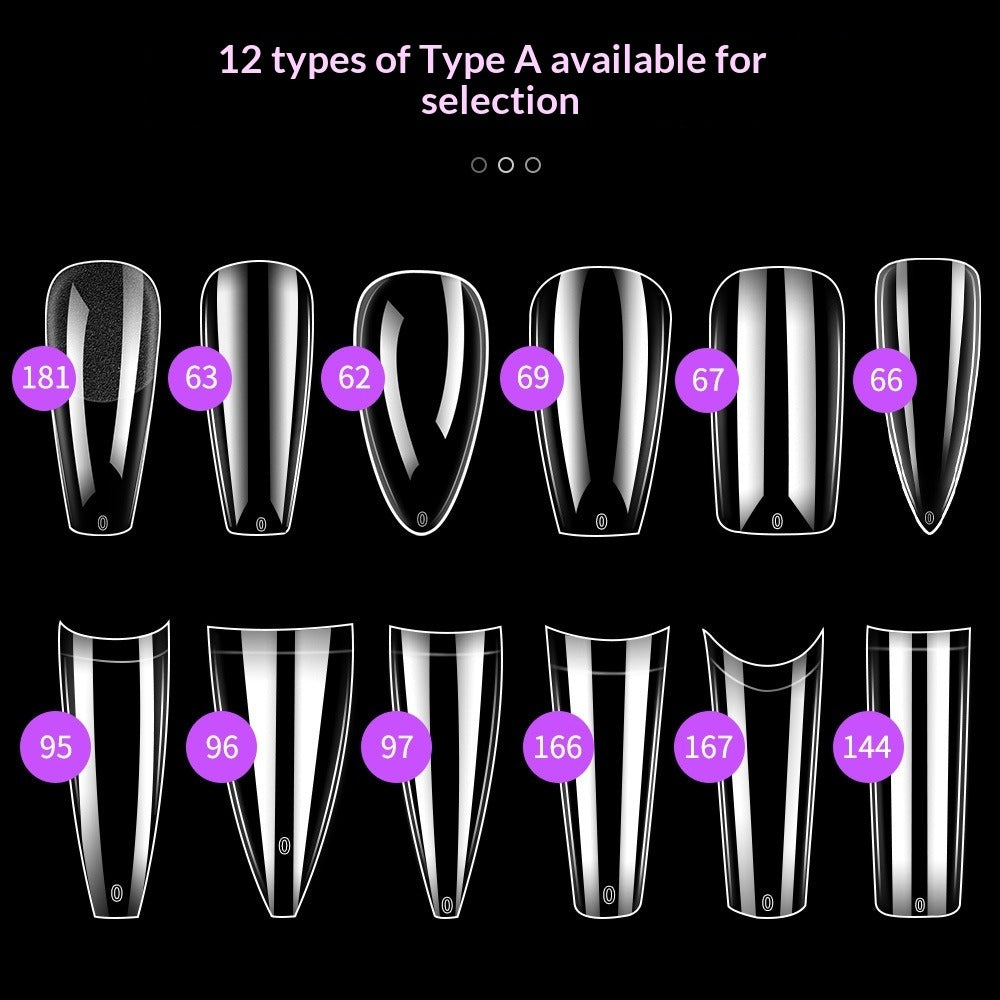 Pro Multi-Style Collection: "Gel Nail Tip Assortment" – Gel Nail Tips (550pcs)